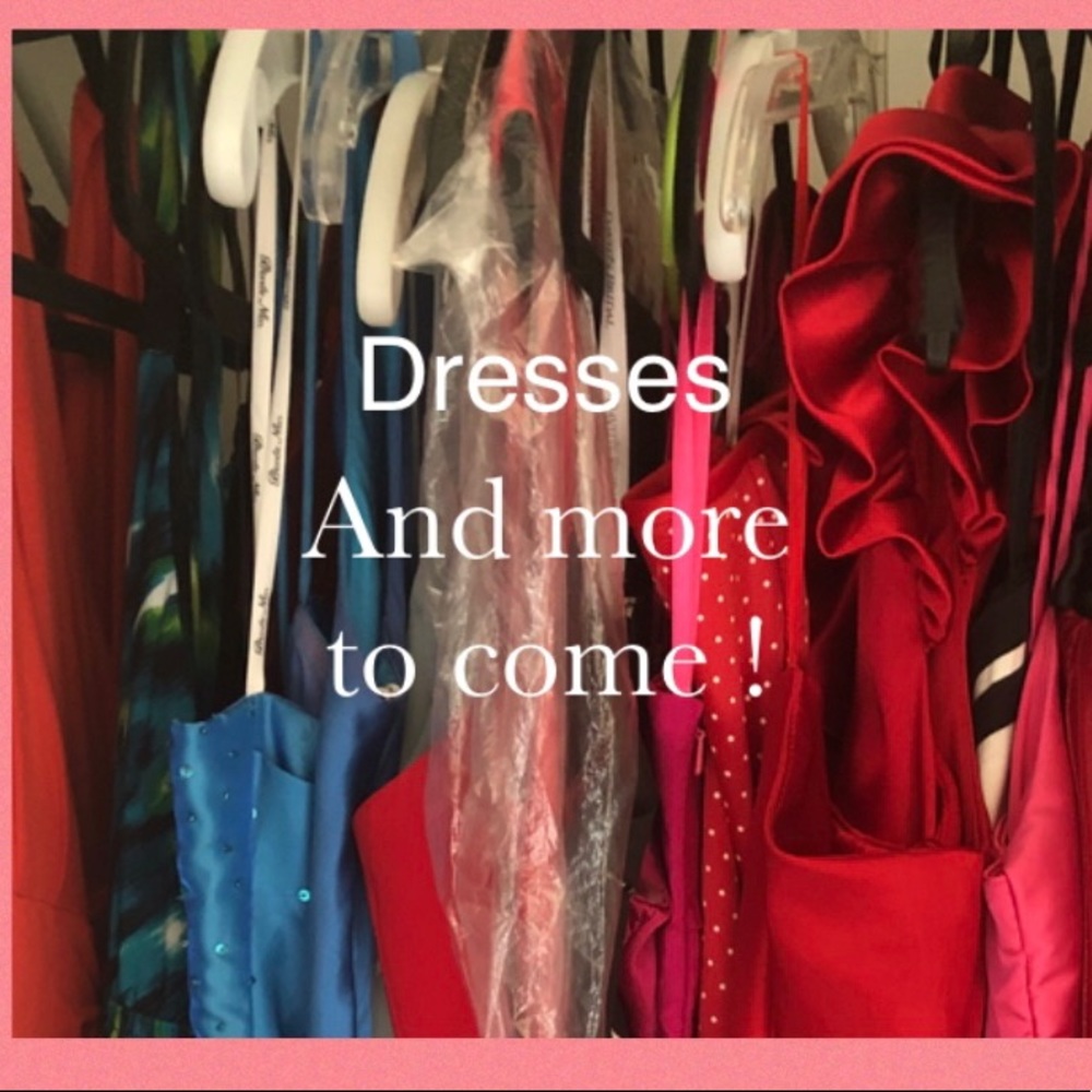 This section of dresses a lot gone but a few left ! I will be listing more !